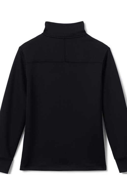 LANDS' END LANDS' END SCHOOL UNIFORM KIDS QUARTER ZIP PULLOVER