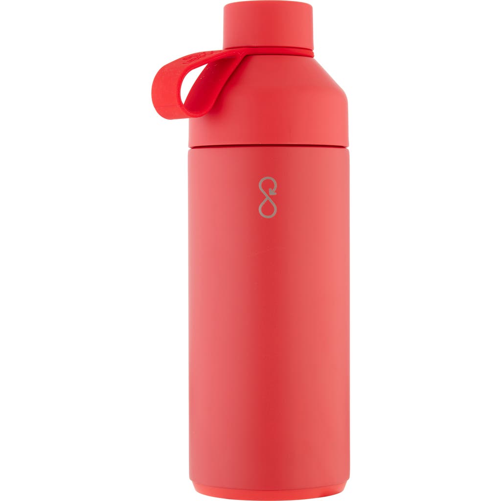 Ocean Bottle Original 34-ounce Bottle In Fire Red
