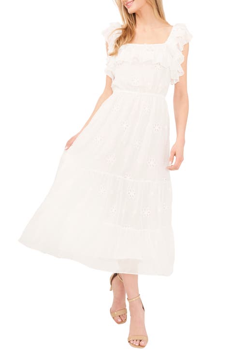 CeCe White Dresses