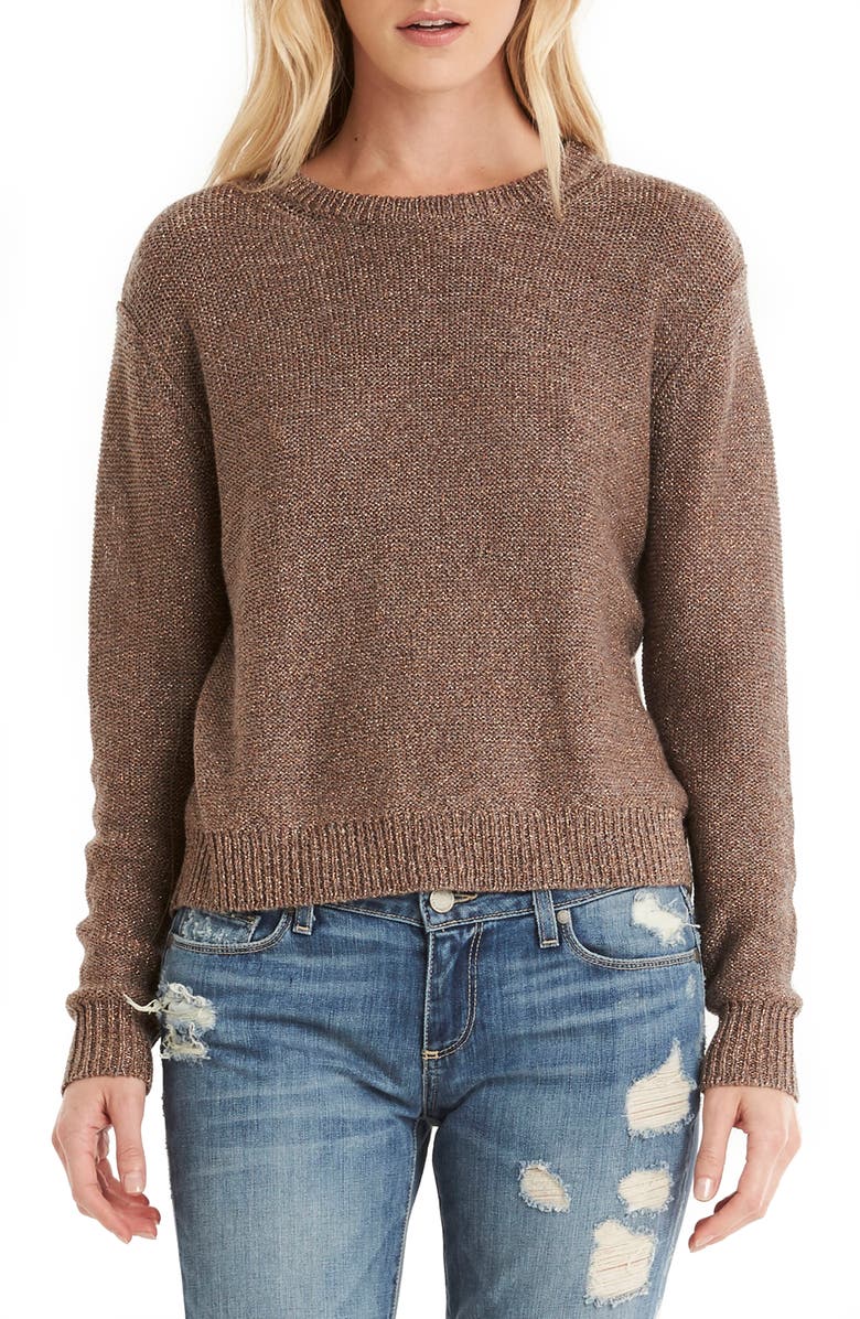 Michael Stars Metallic Knit Sweater Nordstrom