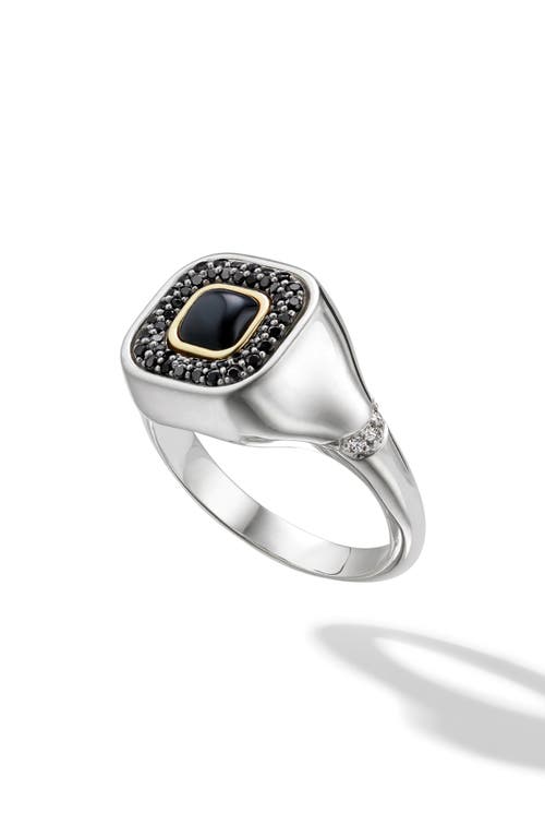 The Signet Flip Ring - Eclipse in Black