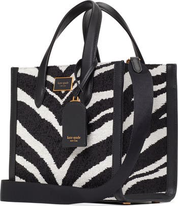 Kate Spade Manhattan Mini Tote Zebra Embellished comes with Dust Bag - SOLD  OUT