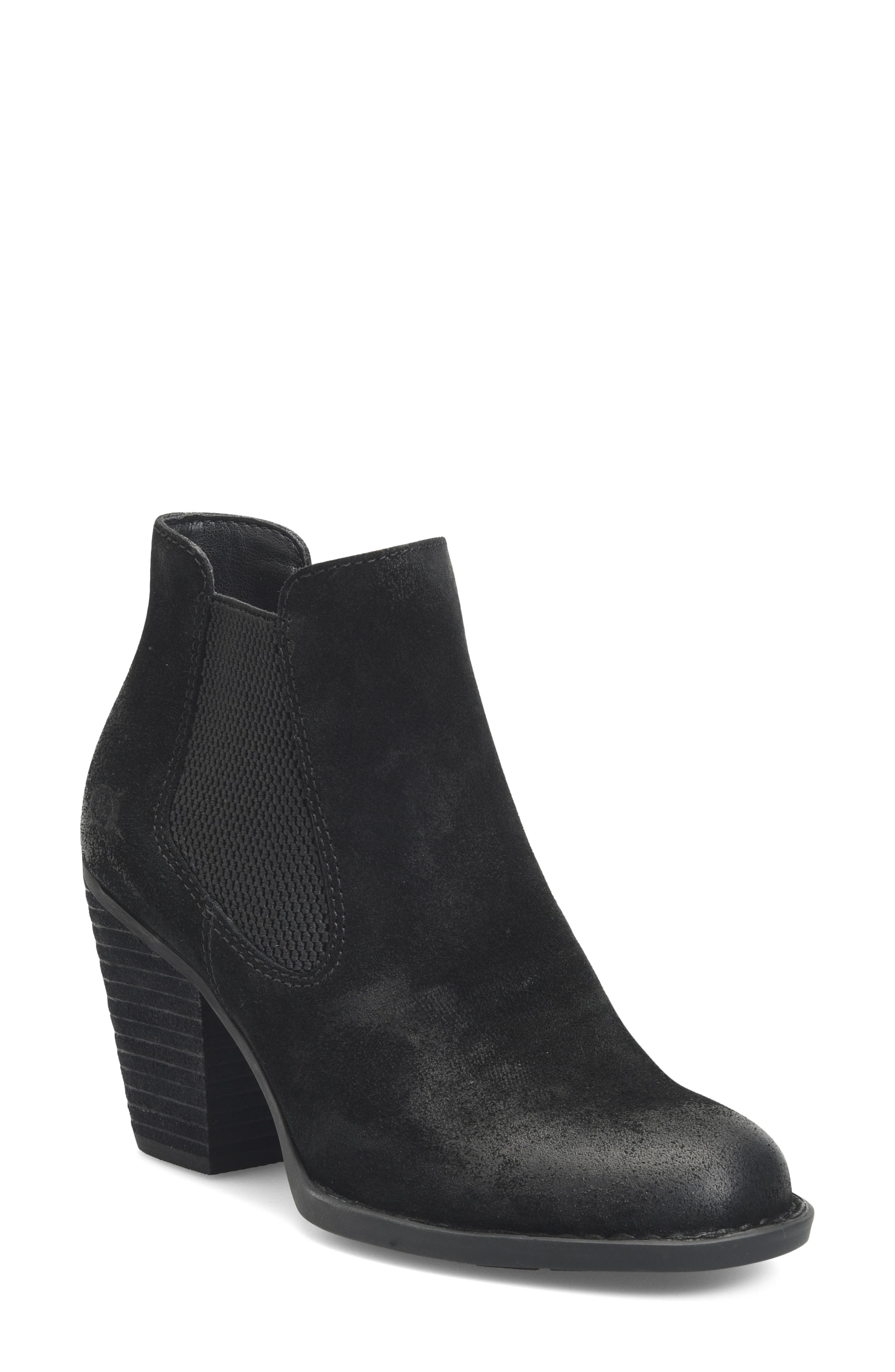 elaine leather bootie