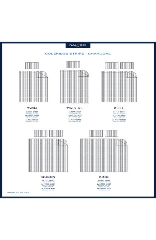 NAUTICA NAUTICA COLERIDGE STRIPE FULL SHEET SET