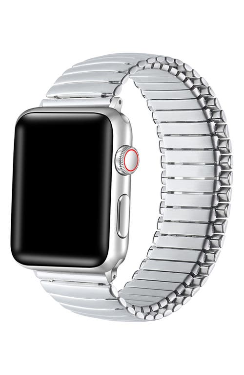The Posh Tech Slink 38mm Apple Watch® Stretch Watchband In Silver