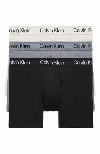 Calvin Klein 3 pack cotton classic knit boxers in multi