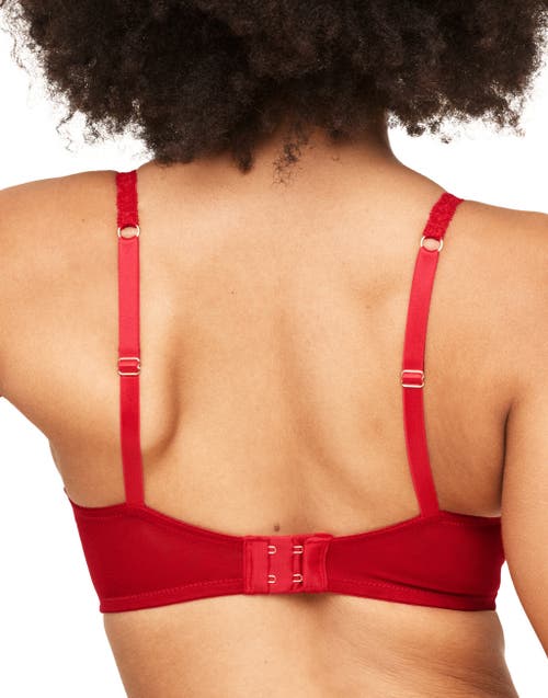 Shop Adore Me Brigitte Contour Balconette Bra In Dark Red