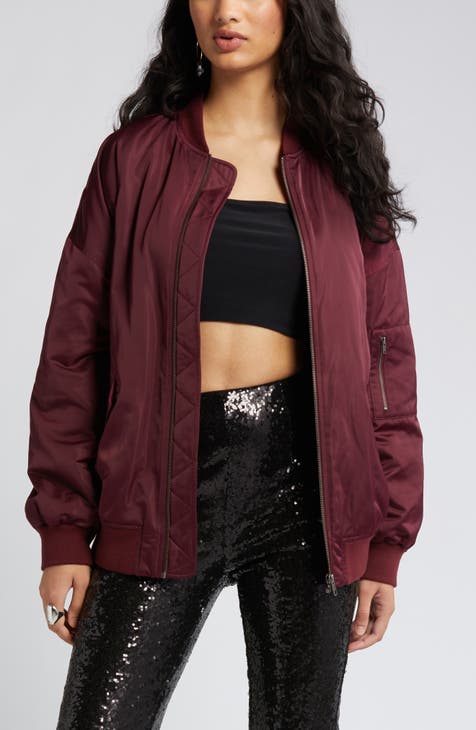 burgundy jackets for women | Nordstrom