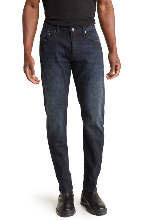 Mavi Jeans Marcus Slim Straight Leg Jeans in Dark Used Tonal Organic Move