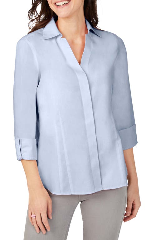 Foxcroft Taylor Fitted Non-Iron Shirt at Nordstrom,
