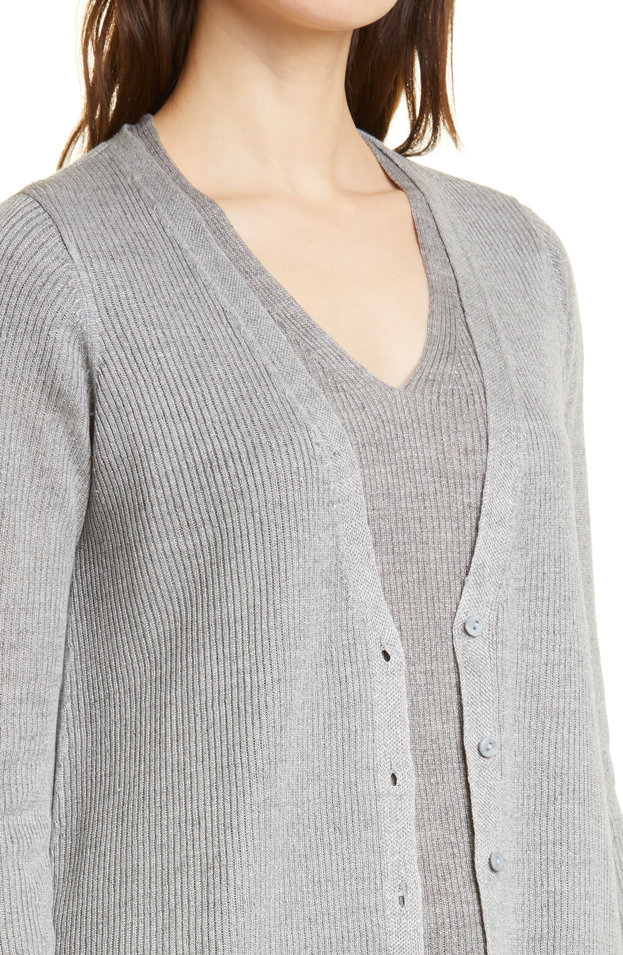 nordstrom linen cardigan