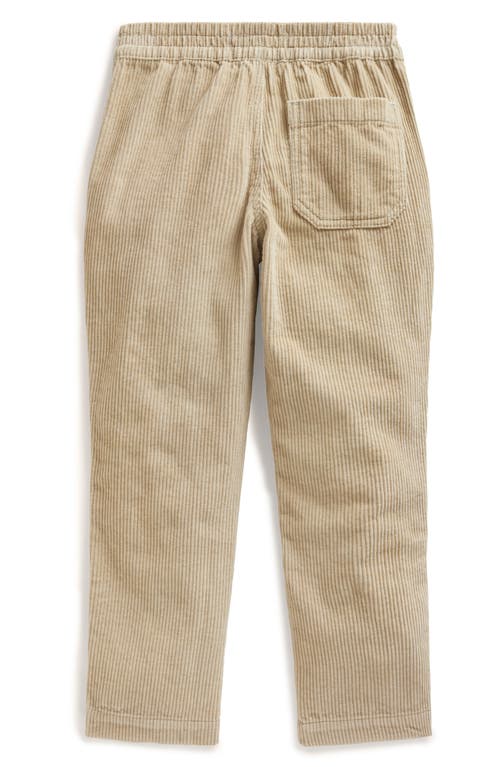 Shop Boden Mini  Kids' Cotton Corduroy Pants In Soft Stone