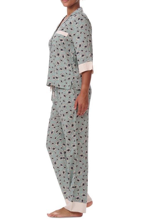 Splendid Print Pajamas In Daisy Dot Toss