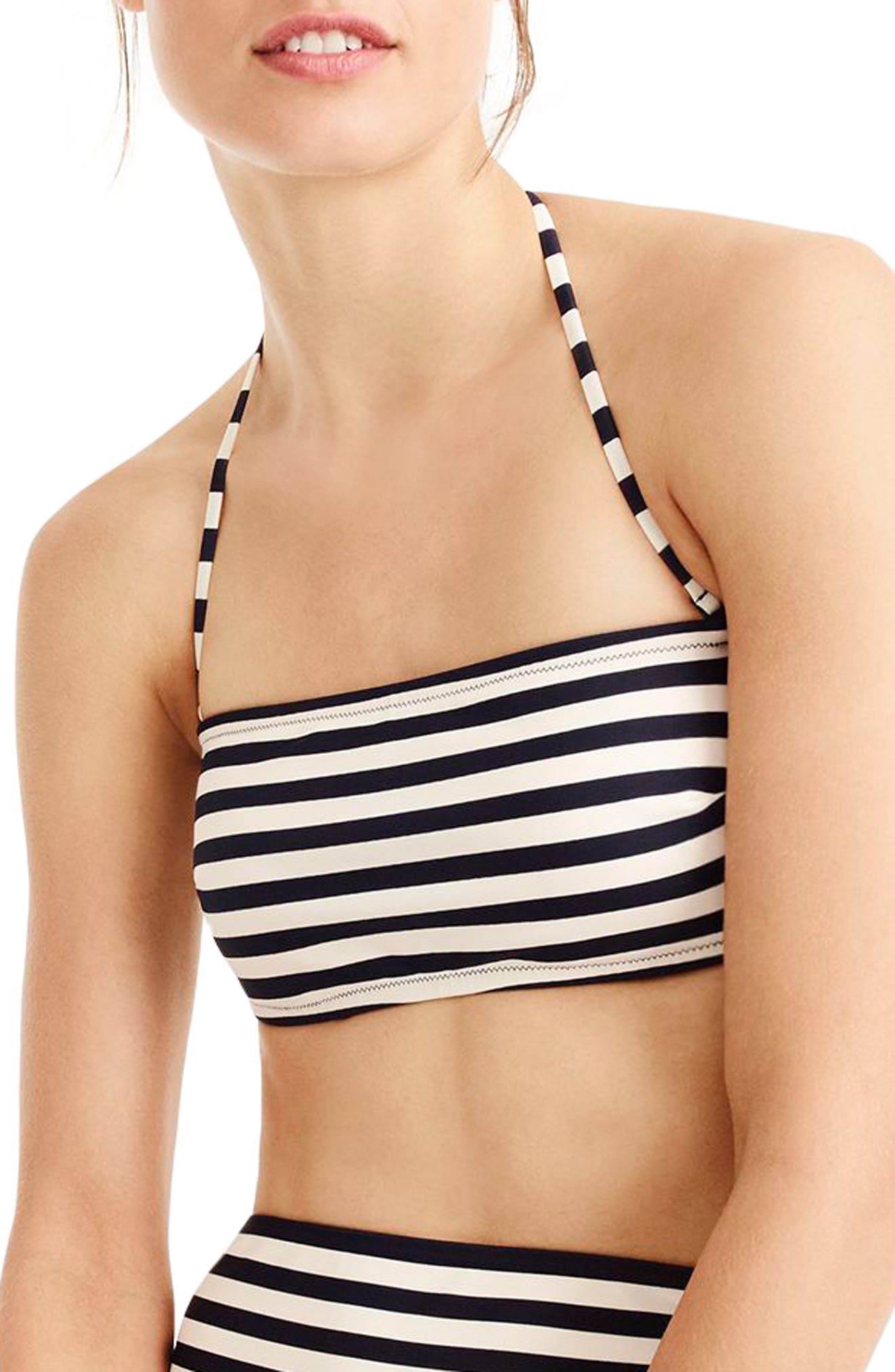 j crew bandeau bikini