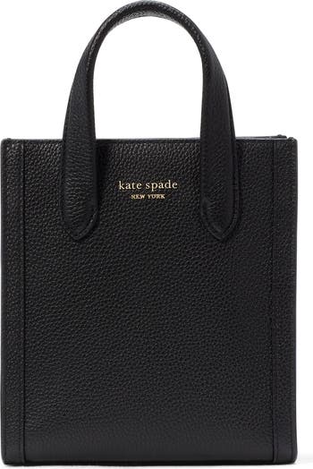 Kate spade BNWT KatE SPADE BLACK deals LEATHER TOTE