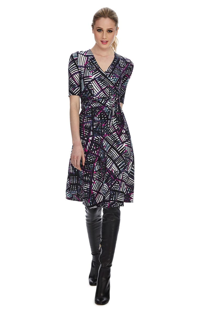 Donna Morgan Print Jersey Fit & Flare Dress | Nordstrom