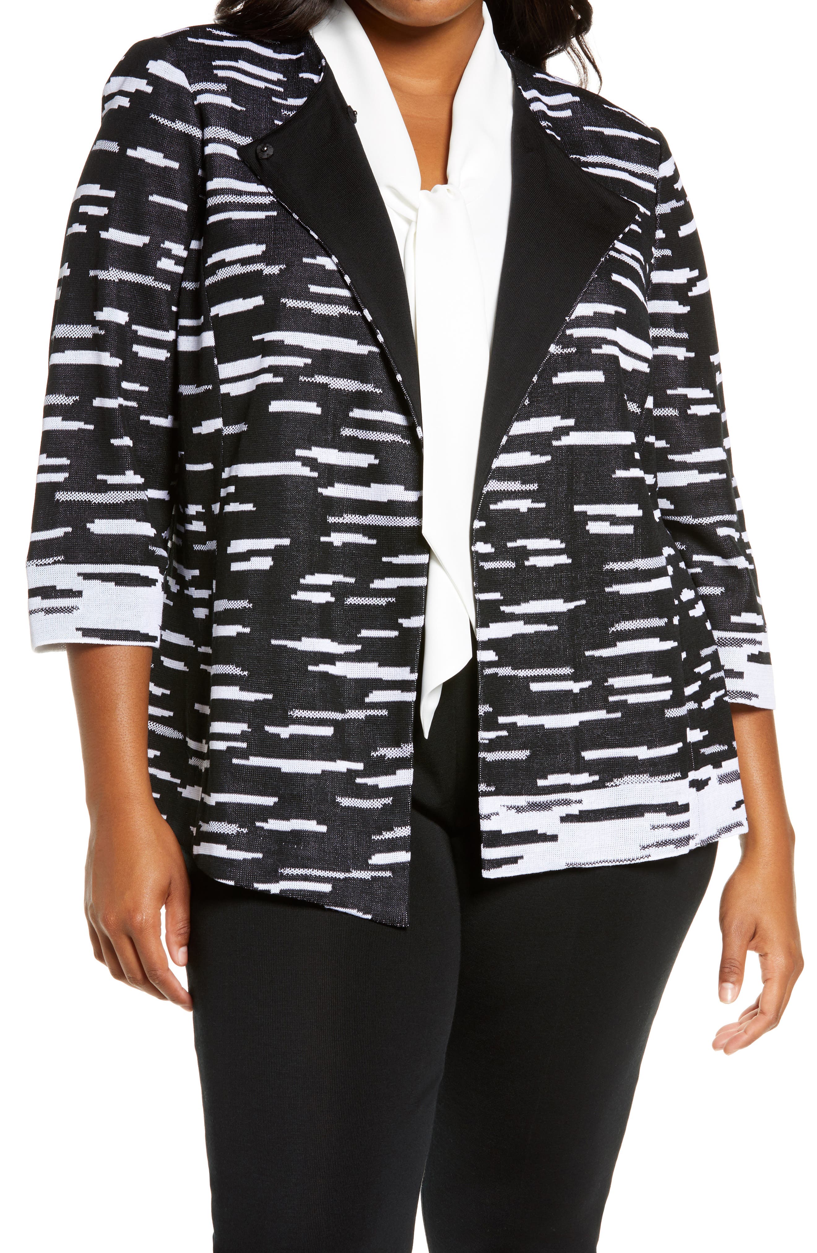 ming wang plus size jackets