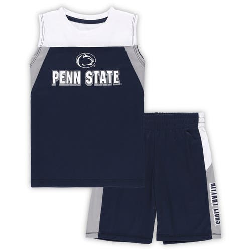 Toddler Colosseum Navy Penn State Nittany Lions Ozone Tank Top & Shorts Set
