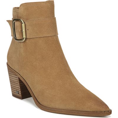 Sam Edelman Leonia Pointed Toe Bootie- Beige