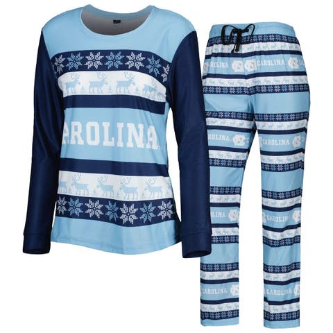 Men's FOCO Light Blue Tennessee Titans Team Ugly Pajama Set