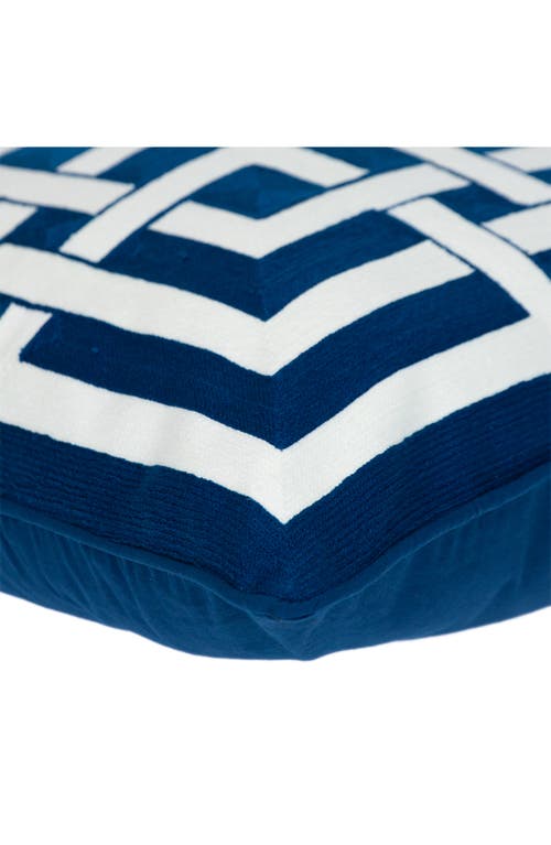 Parkland Collection Abalia Throw Pillow In Blue
