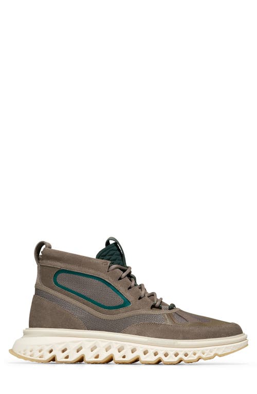 Shop Cole Haan 5.zerøgrand Water Resistant Work Chukka In Morel/scarab/ivory