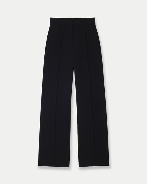 Shop Another Tomorrow Doppio Wide Leg Pant In Black