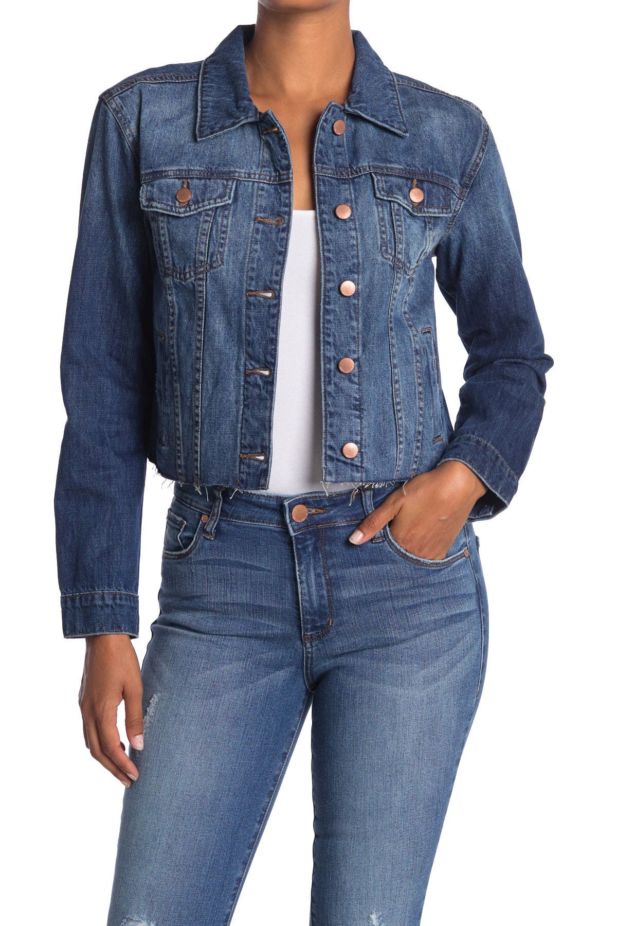cropped boyfriend denim jacket