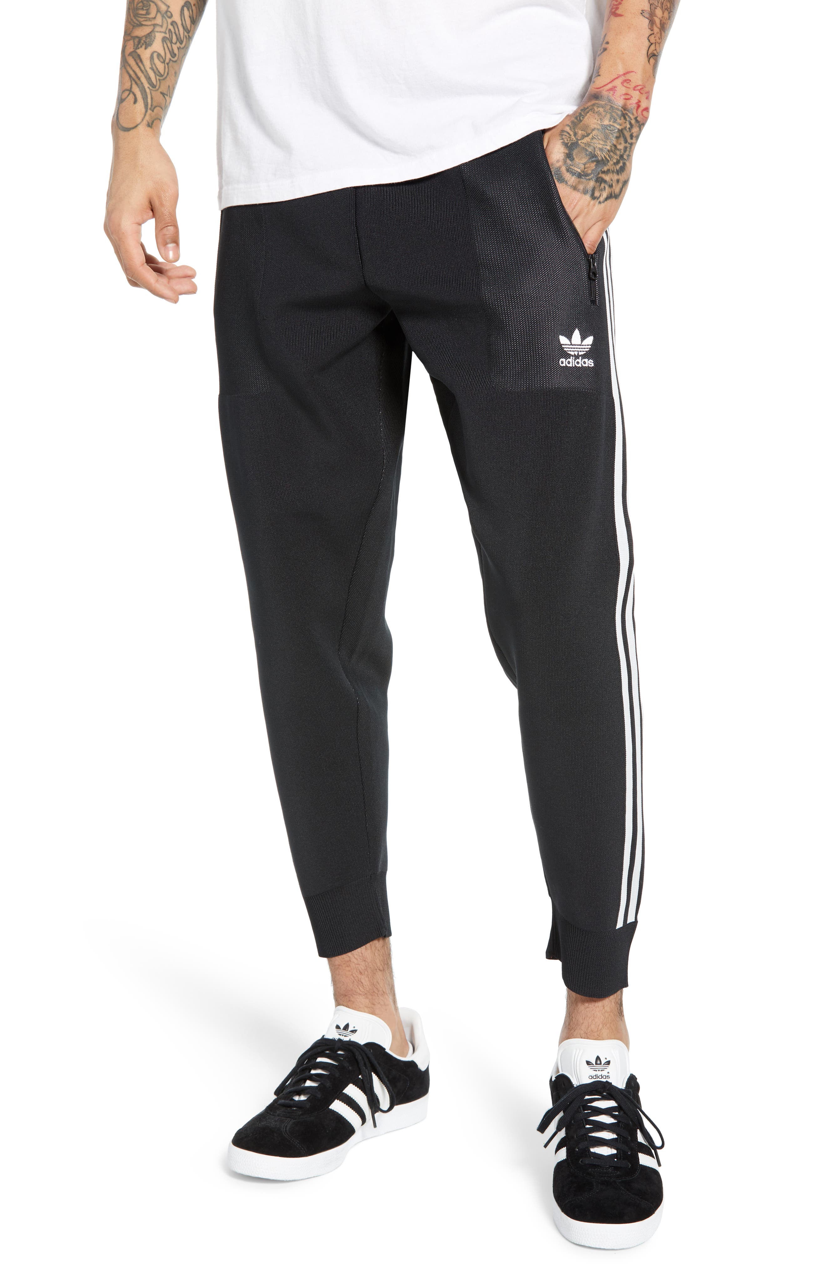 adidas knitted track pants