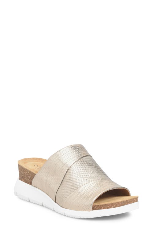 Shop Comfortiva Smithie Wedge Sandal In Gold