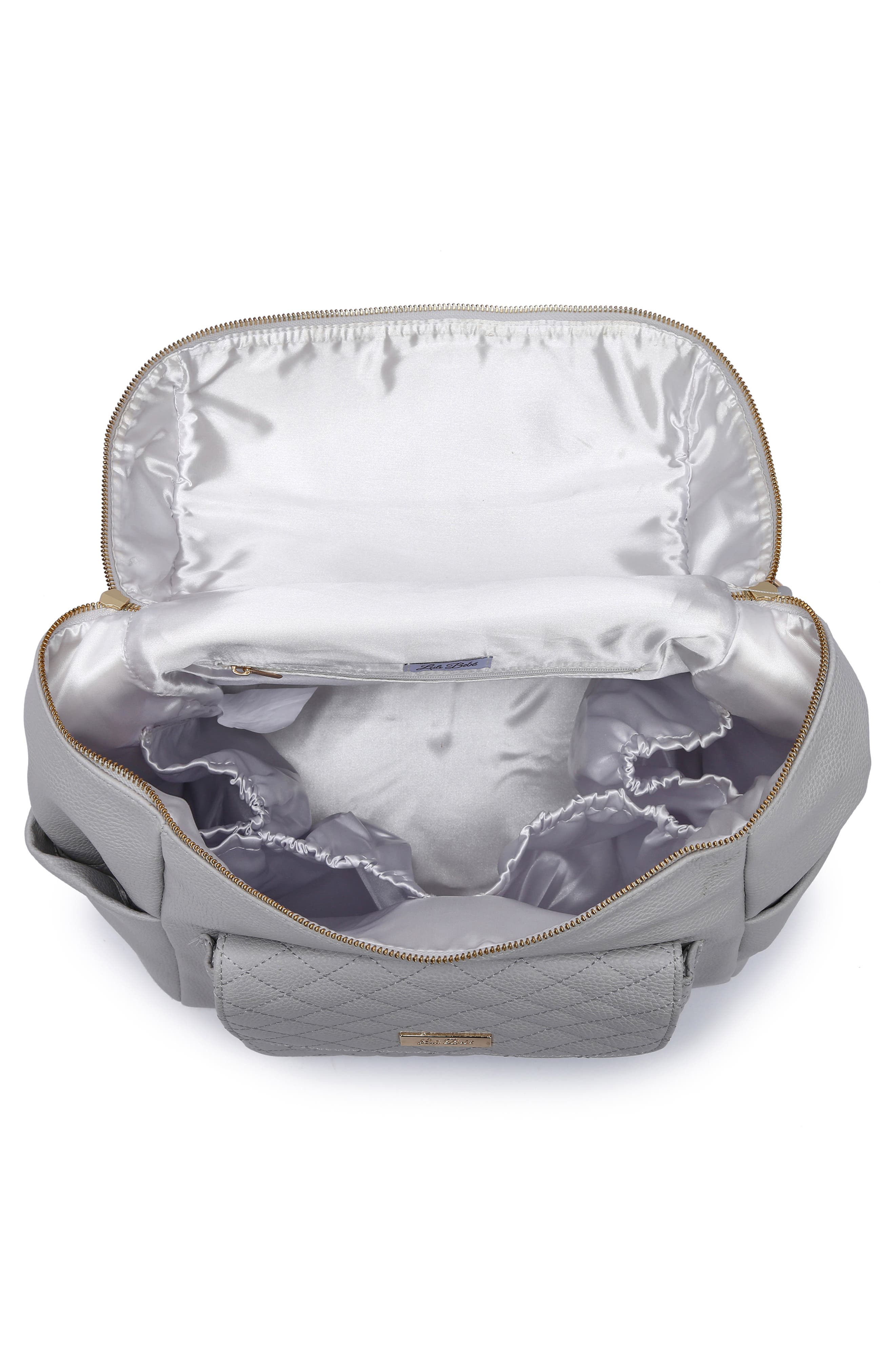 Luli Bebe Monaco Faux Leather Diaper Backpack Nordstrom