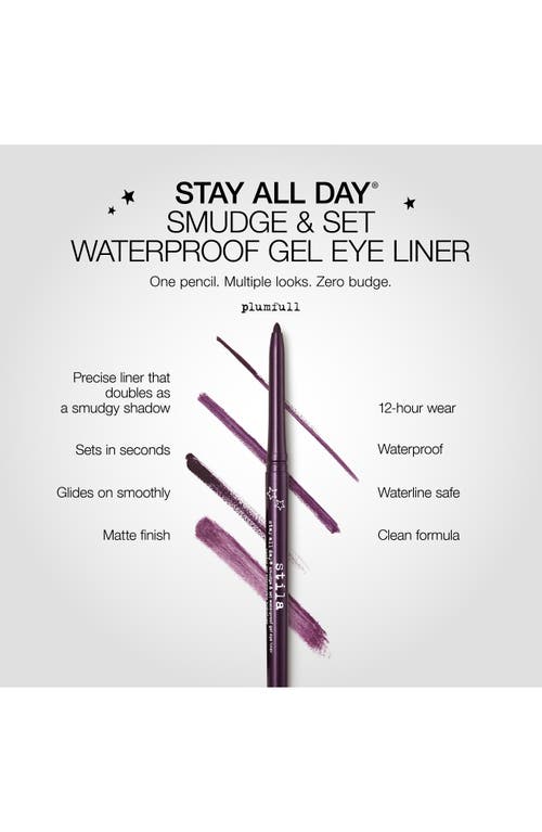 Stila Stay All Day® Smuge & Set Waterproof Gel Eyeliner In Plumfull