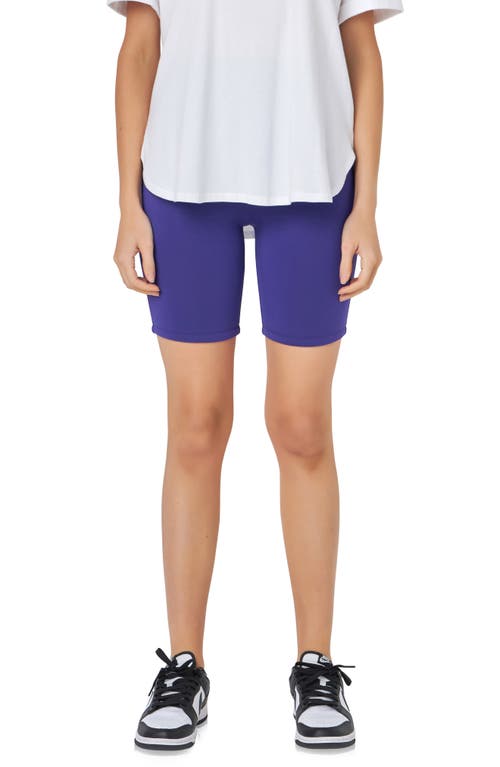 Grey Lab Bike Shorts in Violet 