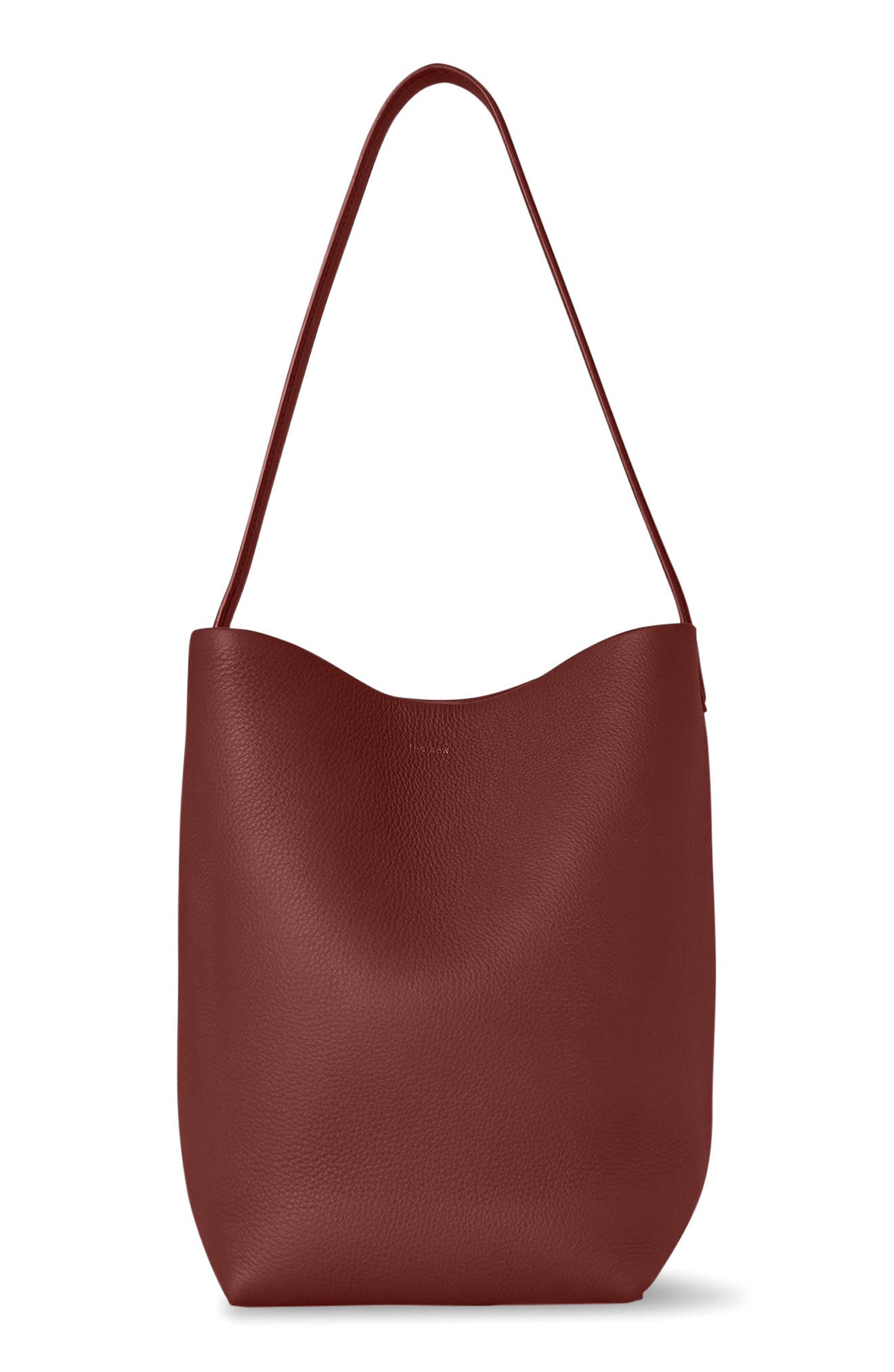 The Row Medium North South Park Leather Tote in Terracotta Pld