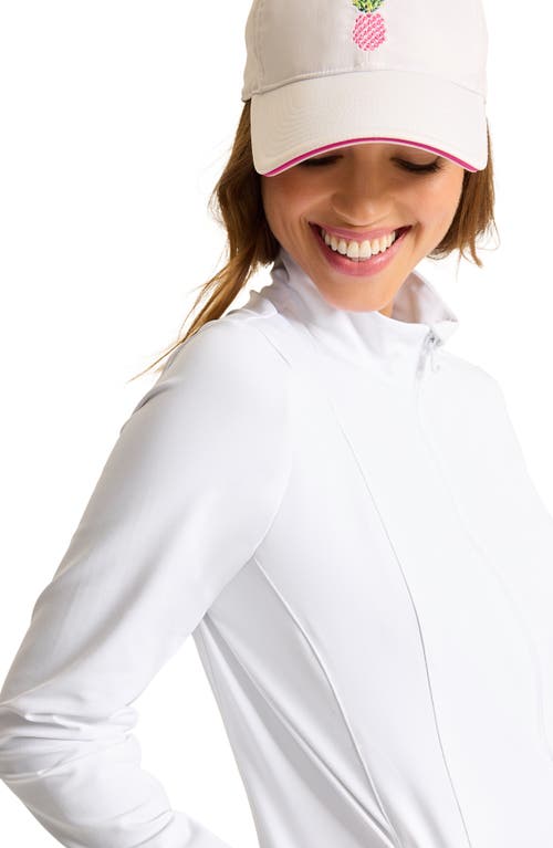 Tommy Bahama Aubrey Stretch Nylon Jacket In White
