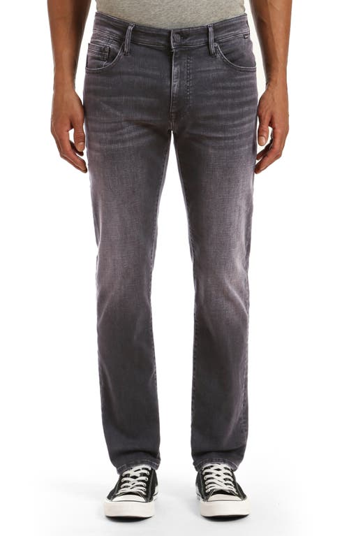 Mavi Jeans Zach Straight Leg Jeans in Grey Organic Move