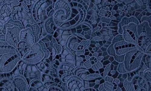 Endless Rose Deco Lace High Waist Shorts In Navy
