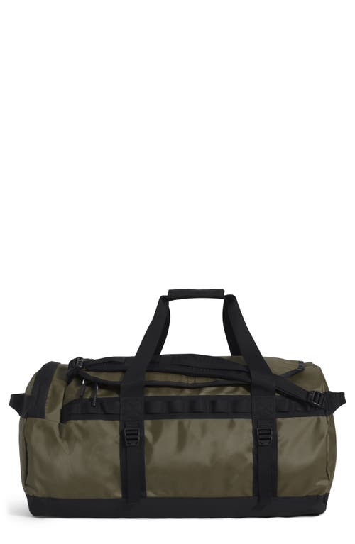 Base Camp Water Resistant Medium Duffle in New Taupe Green/Tnf Black