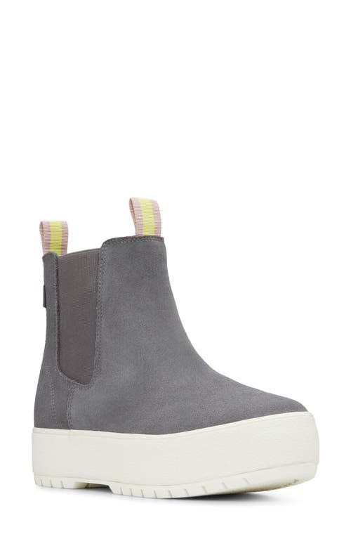Keds Women's The Platform Chelsea Lug Boots In Grey