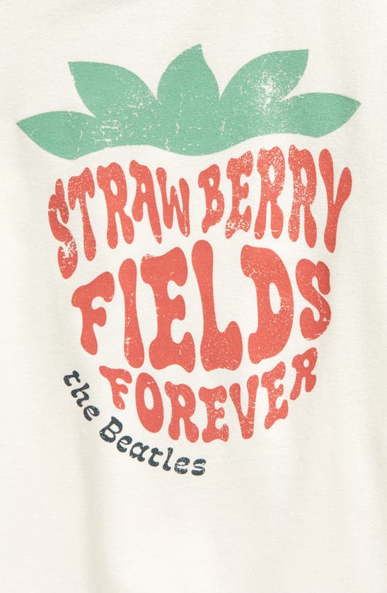 Shop Tucker + Tate Kids' Ruffle Sleeve T-shirt In White Snow Strawberry Fields
