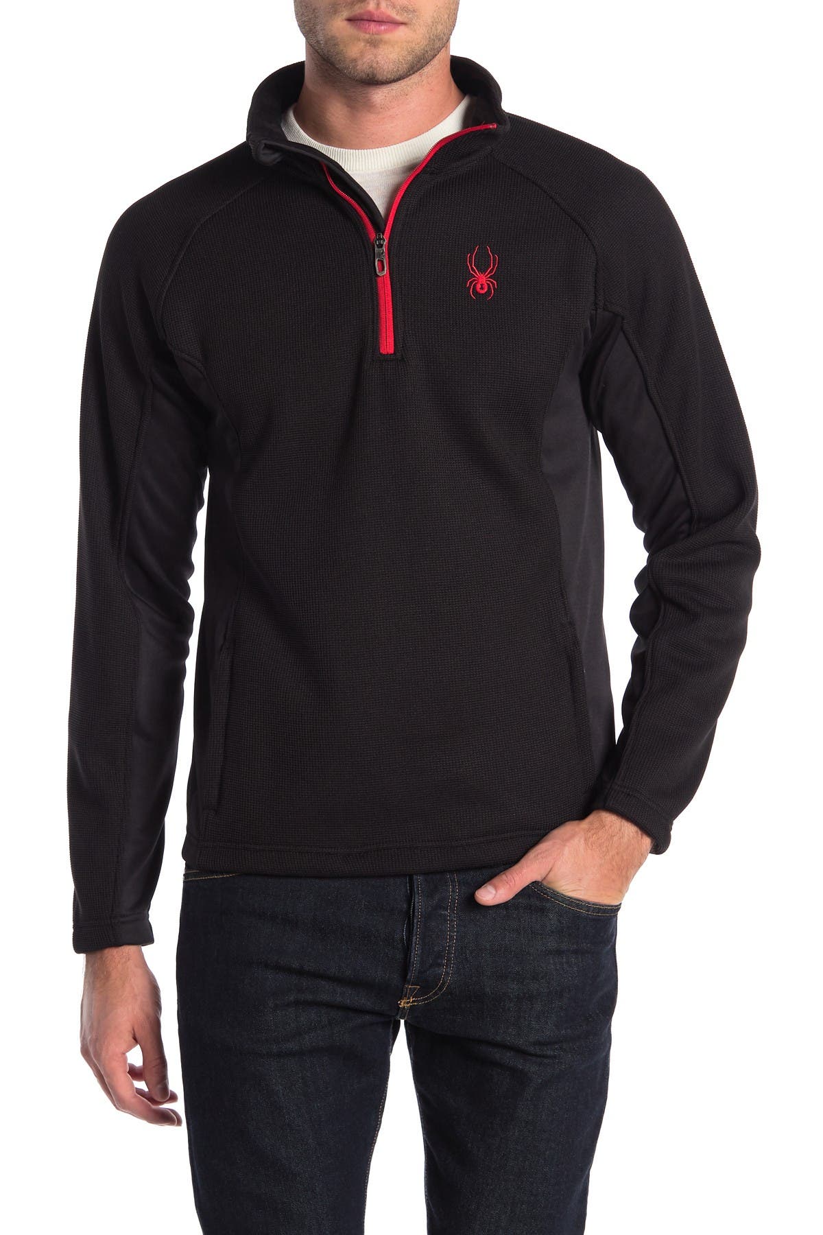 spyder quarter zip sweater