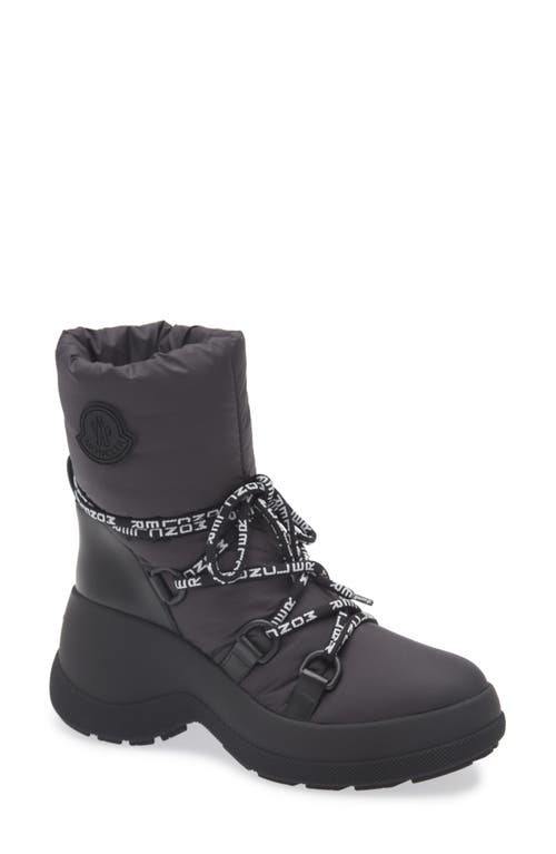 Shop Moncler Resile Apres Water Repellent Boot In Black