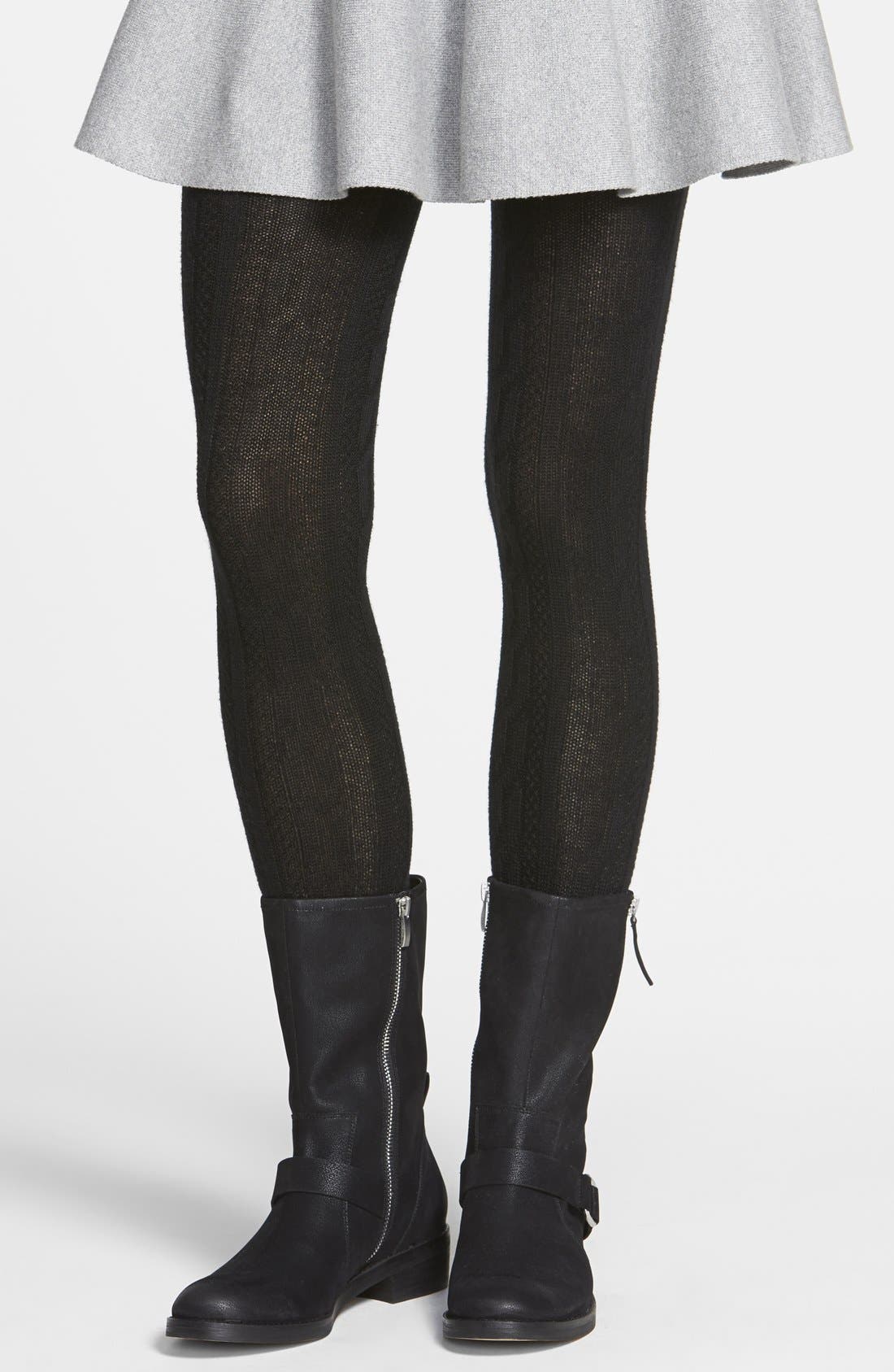 Hue Cable Knit Sweater Tights Nordstrom