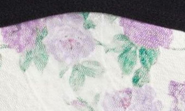 Shop Kilo Brava Floral Print Lace Teddy In Lilac Rose