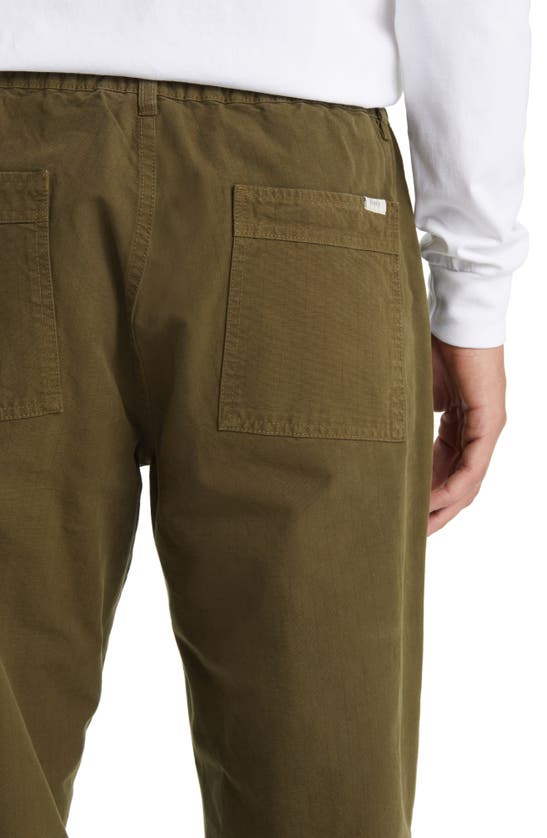 Shop Forét Foret Sienna Organic Cotton Ripstop Pants In Army