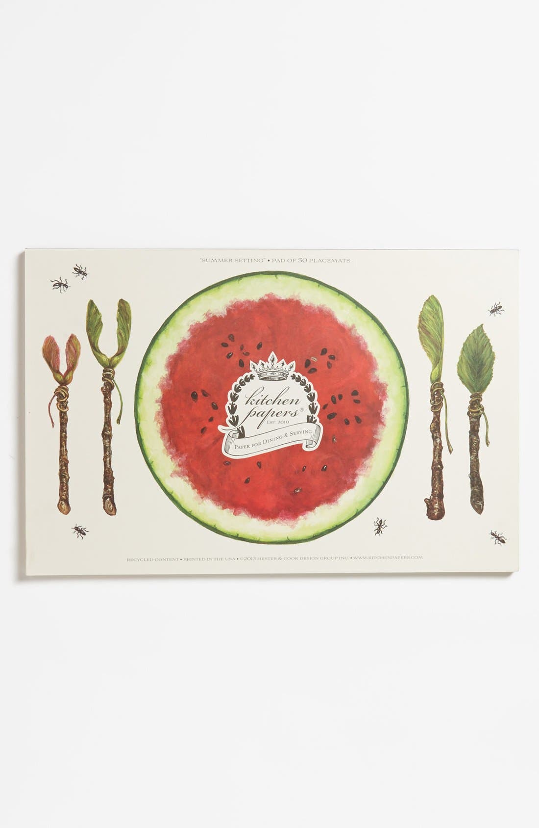 Kitchen Papers By Cake 'Summer Setting' Paper Placemat Pad Nordstrom