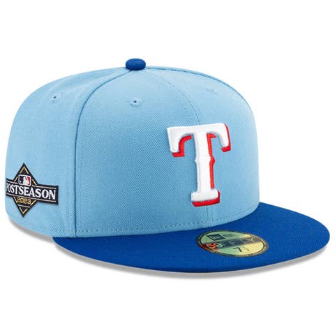 Houston Oilers New Era Tear Trucker 9FIFTY Snapback Hat - Light Blue