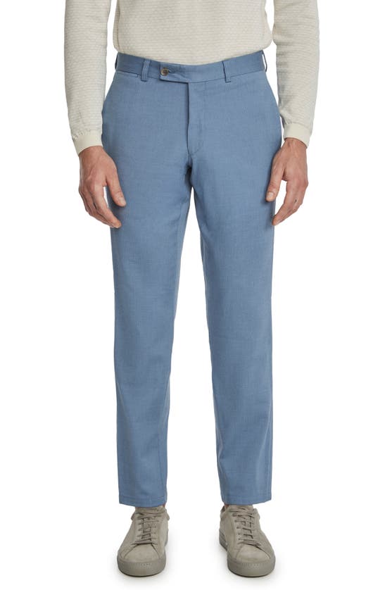 Shop Jack Victor Palmer Modern Fit Pants In Light Blue