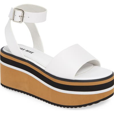 Alias Mae Oasis Sandwich Platform Sandal, White