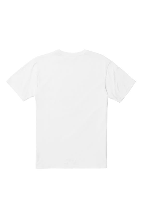Shop Volcom Kids' Pizzapower Cotton Graphic T-shirt In White